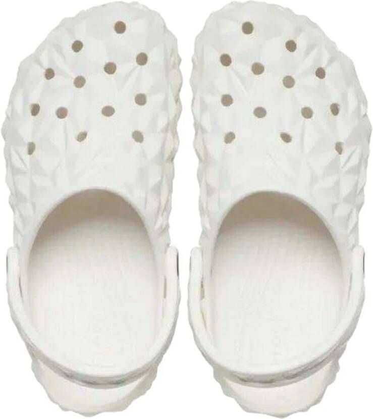 Crocs Klassieke Geometrische Klomp White Heren