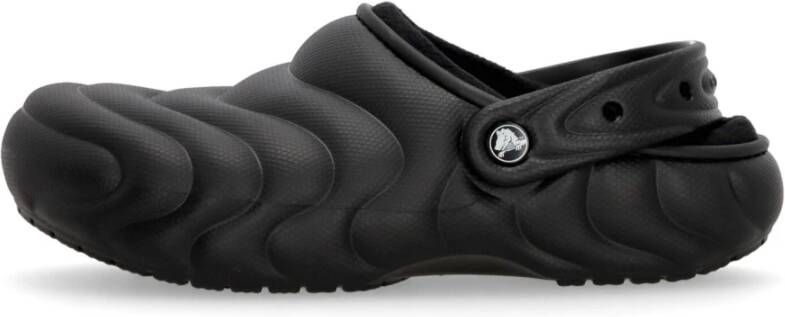 Crocs Klassieke gevoerde Overpuff klomp Black Heren