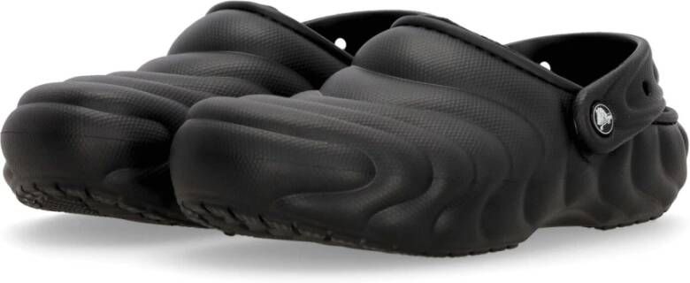 Crocs Klassieke gevoerde Overpuff klomp Black Heren