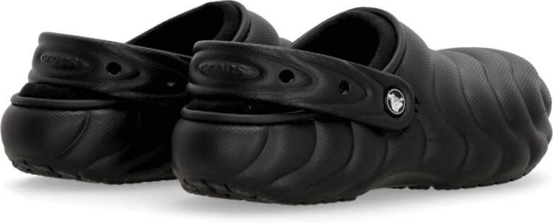 Crocs Klassieke gevoerde Overpuff klomp Black Heren