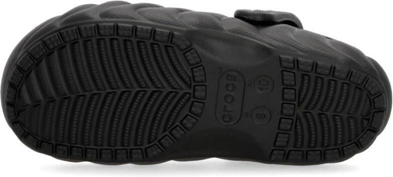 Crocs Klassieke gevoerde Overpuff klomp Black Heren