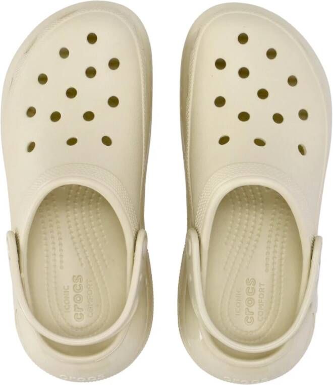 Crocs Klassieke Mega Crush Klomp Beige Dames