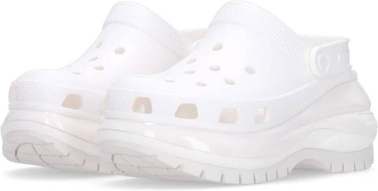 Crocs Klassieke Mega Crush Klomp White Dames