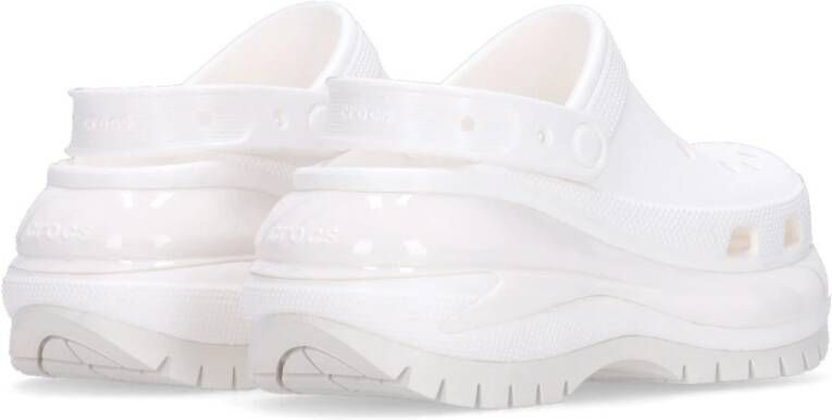 Crocs Klassieke Mega Crush Klomp White Dames