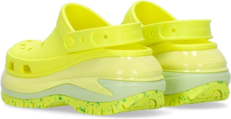 Crocs Klassieke Mega Crush Muil Klomp Yellow Dames