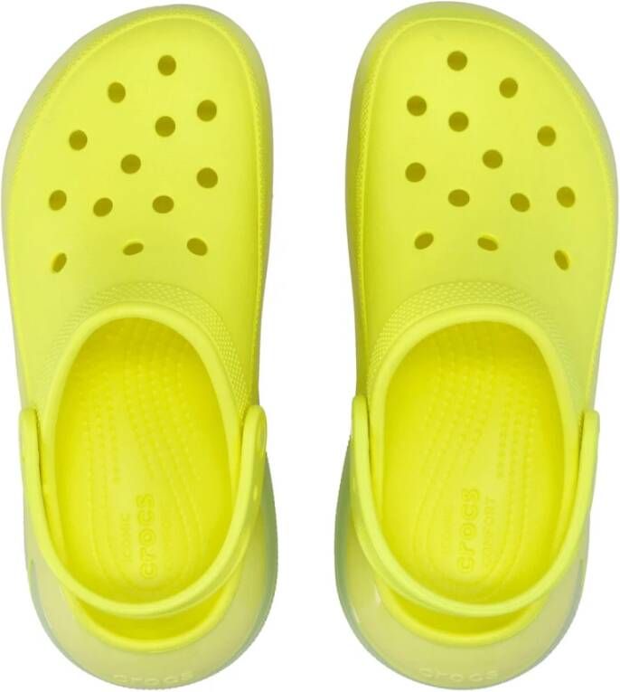 Crocs Klassieke Mega Crush Muil Klomp Yellow Dames