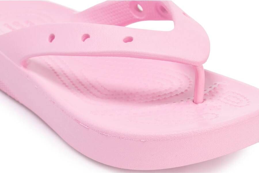 Crocs Klassieke Plateau Sandalen Pink Dames