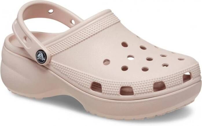 Crocs Klassieke Plateauklomp voor Dames Beige Dames