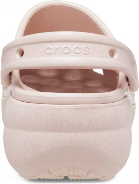 Crocs Klassieke Plateauklomp voor Dames Beige Dames