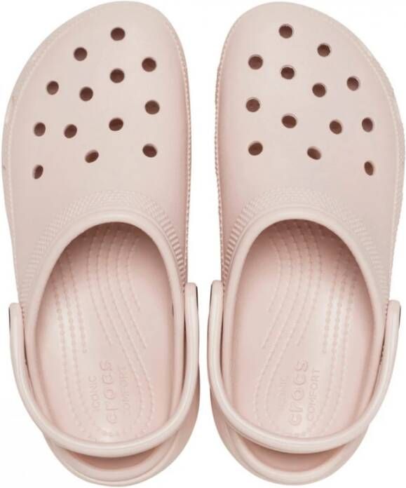 Crocs Klassieke Plateauklomp voor Dames Beige Dames