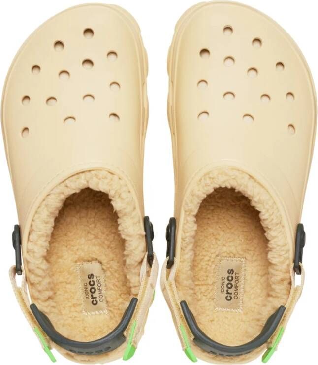 Crocs Klassieke Platform Sandalen Beige Heren