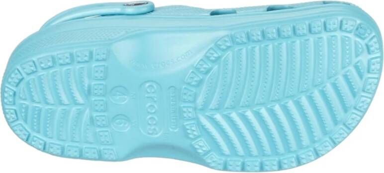 Crocs Klassieke Sabot Unisex Synthetische Slippers Blue Dames