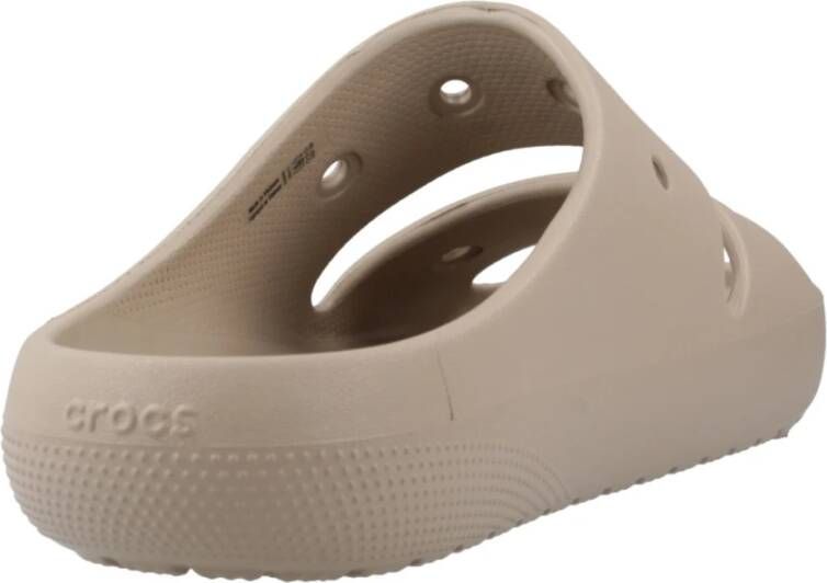 Crocs Klassieke Sandaal Sliders Brown Dames