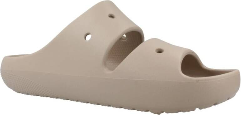 Crocs Klassieke Sandaal Sliders Brown Dames