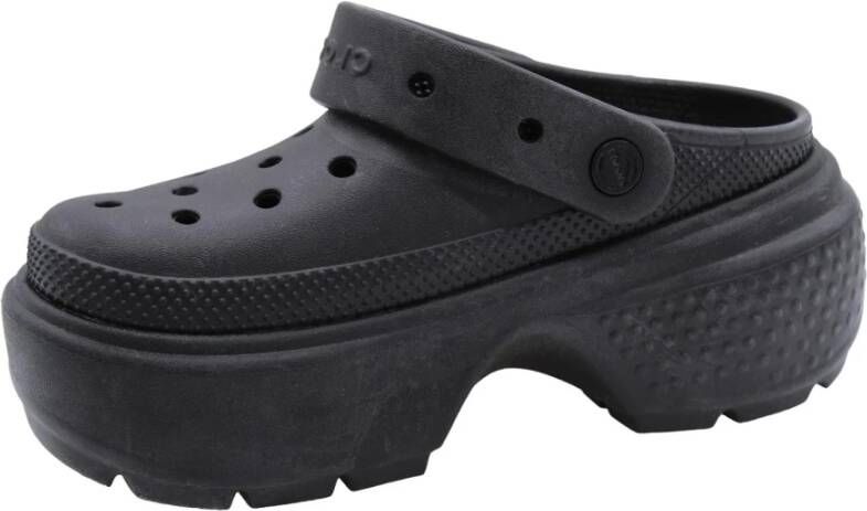 Crocs Kleurrijke Houten Klompen voor Dagelijks Gebruik Black Dames