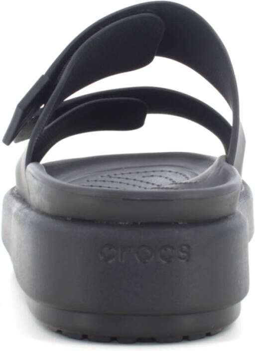 Crocs Luxe Sandal Black Dames