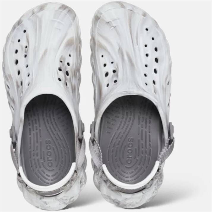 Crocs Marmeren Klomp Echo Urban Stijl White Heren