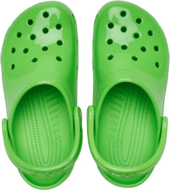 Crocs Neon Classic Klompen Groen Ronde Neus Green Heren