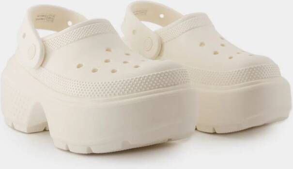 Crocs Neutrale Synthetische Stomp Sandalen Beige Dames