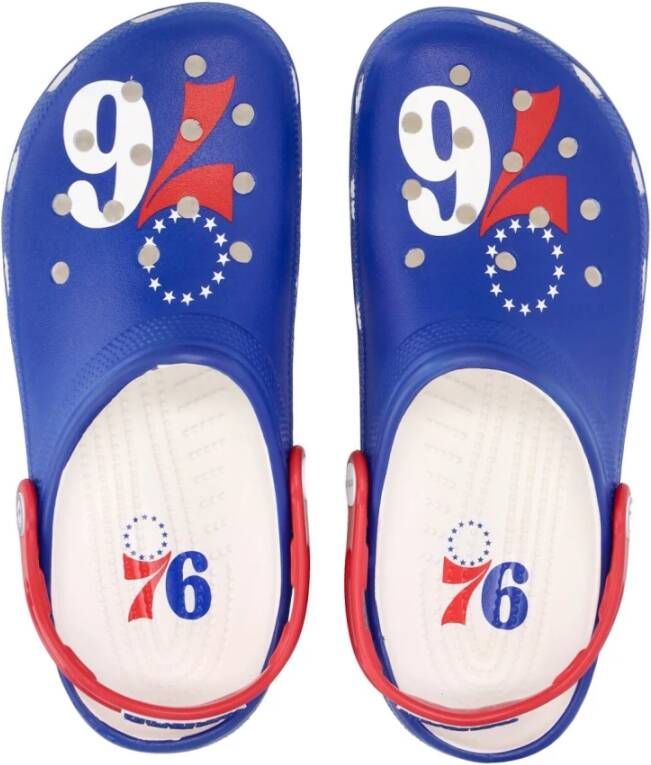 Crocs Philadelphia 76ers NBA Klassieke Klomp Wit Blue Heren