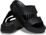 Crocs Platform H-Strap Sandalen voor Getaway Black Dames - Thumbnail 3