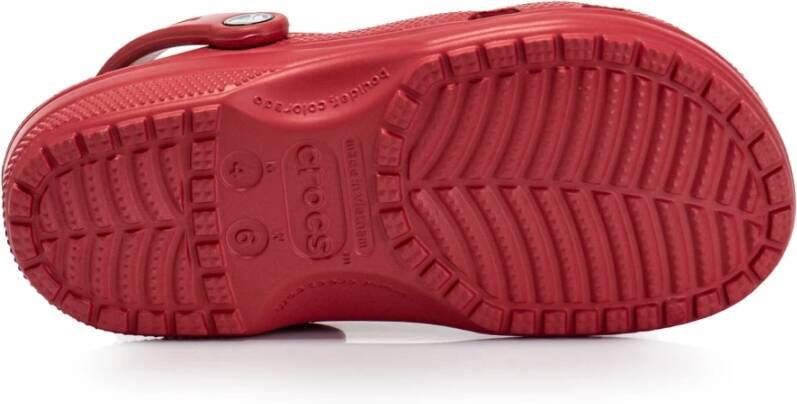 Crocs Rode Klassieke Unisex Sandalen Red Dames