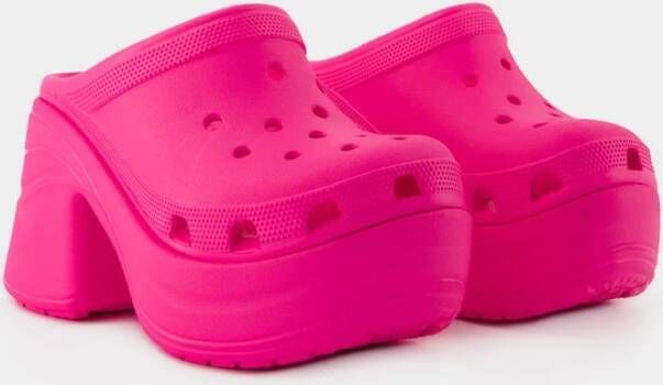 Crocs Roze Crush Sirene Sandalen Synthetisch Pink Dames