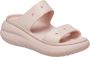 Crocs Classic Crush Sandal 207670-6UR Roze Slippers - Thumbnail 10