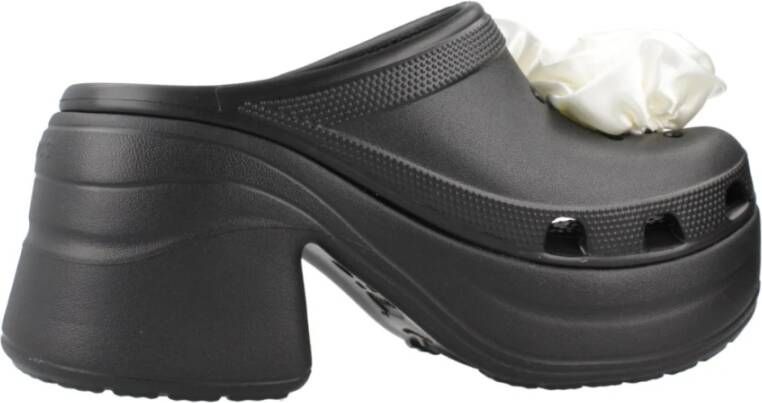 Crocs Siren Rosette Klompen Black Dames