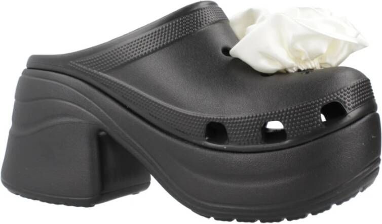 Crocs Siren Rosette Klompen Black Dames