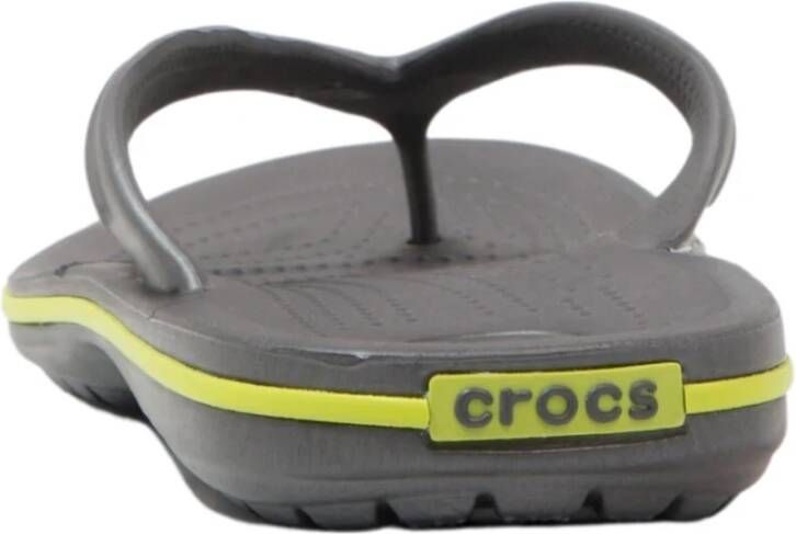 Crocs Sportieve Flip Sandaal met Logo Detail Gray Heren