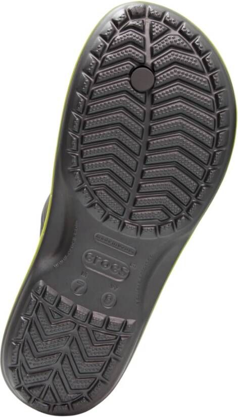 Crocs Sportieve Flip Sandaal met Logo Detail Gray Heren