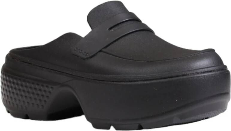 Crocs Stijlvolle Loafer Schoenen voor Vrouwen Black Dames