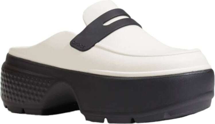 Crocs Stijlvolle Loafer voor Vrouwen White Dames