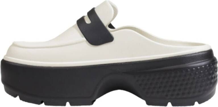 Crocs Stijlvolle Loafer voor Vrouwen White Dames