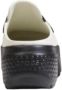 Crocs Stijlvolle Linen Black Slip-On Mules Gray Dames - Thumbnail 4