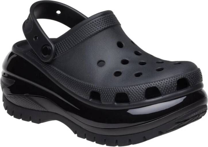 Crocs Stijlvolle Mega Crush Sandalen Black Dames