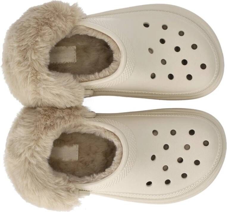 Crocs Stomp Gevoerd Stucco Klomp Beige Dames