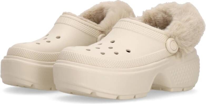 Crocs Stomp Gevoerde Klomp Stucco Beige Heren