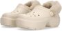 Crocs Elegante sandalen met sleehak en overdreven zolen Beige - Thumbnail 12