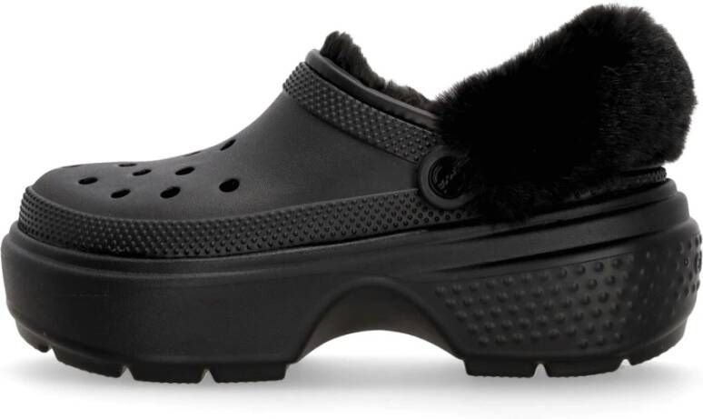 Crocs Stomp Gevoerde Klomp Zwart Black Heren