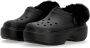 Crocs Zwarte gevoerde Stomp klomp met bont Black - Thumbnail 5