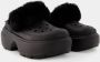 Crocs Zwarte gevoerde Stomp klomp met bont Black - Thumbnail 20