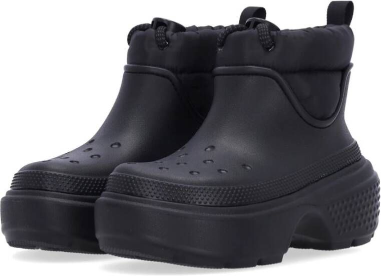 Crocs Stomp Puff Boot Zwart Black Heren