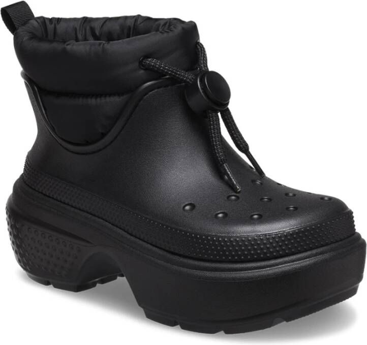 Crocs Stomp Puff Unisex Laarzen Black Dames