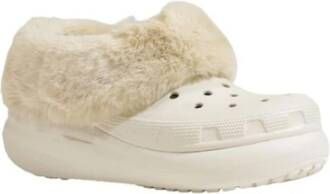 Crocs Synthetische Sandaal Dames Herfst Winter Collectie Beige Dames