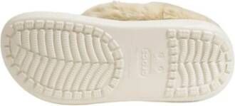 Crocs Synthetische Sandaal Dames Herfst Winter Collectie Beige Dames