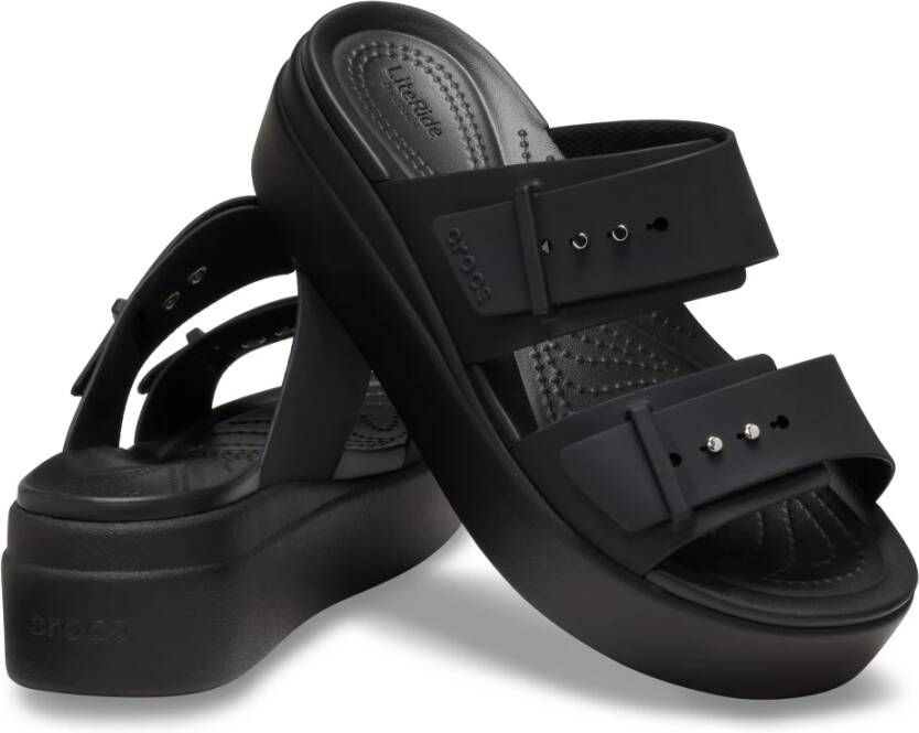 Crocs Vrouwensandalen met gesp Brooklyn Zwart Dames