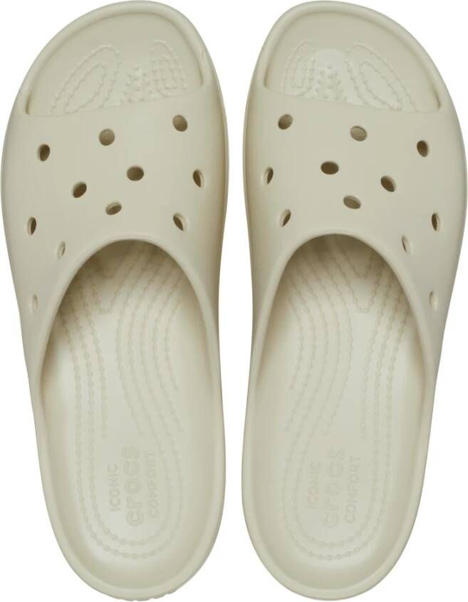 Crocs Vrouwenslippers Classic Platform Beige Dames