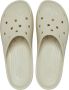 Crocs 's Classic Platform Slide Sandalen maat W10 grijs beige - Thumbnail 5